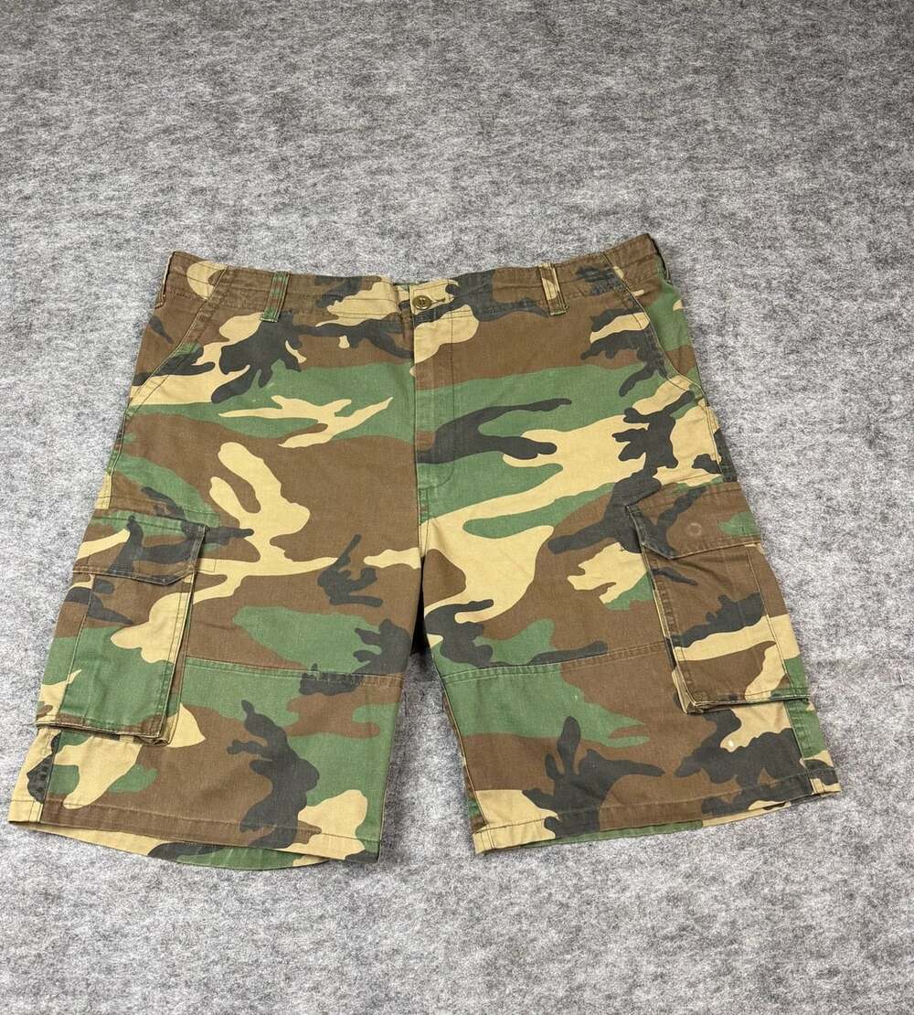 Rothco Camo Cargo Shorts X-Large Regular Woodland Camo